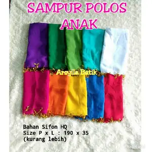 SELENDANG/SAMPUR TARI POLOS ANAK