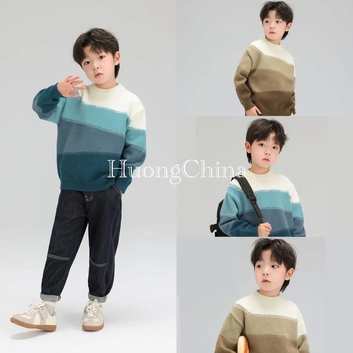 Áo len size đại cho bé trai( lấy lên 1 size from nhỏ)