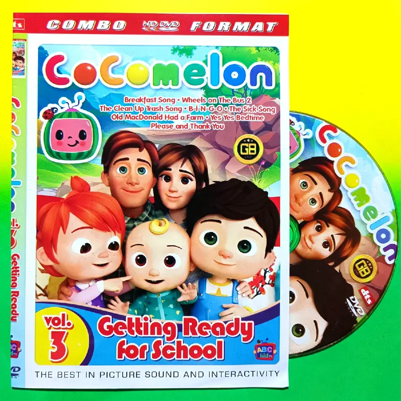 KASET VIDEO MUSIK MP5 LAGU ANAK KOLEKSI COCOMELON VOLUME 3 ALBUM TERBAIK. 0
