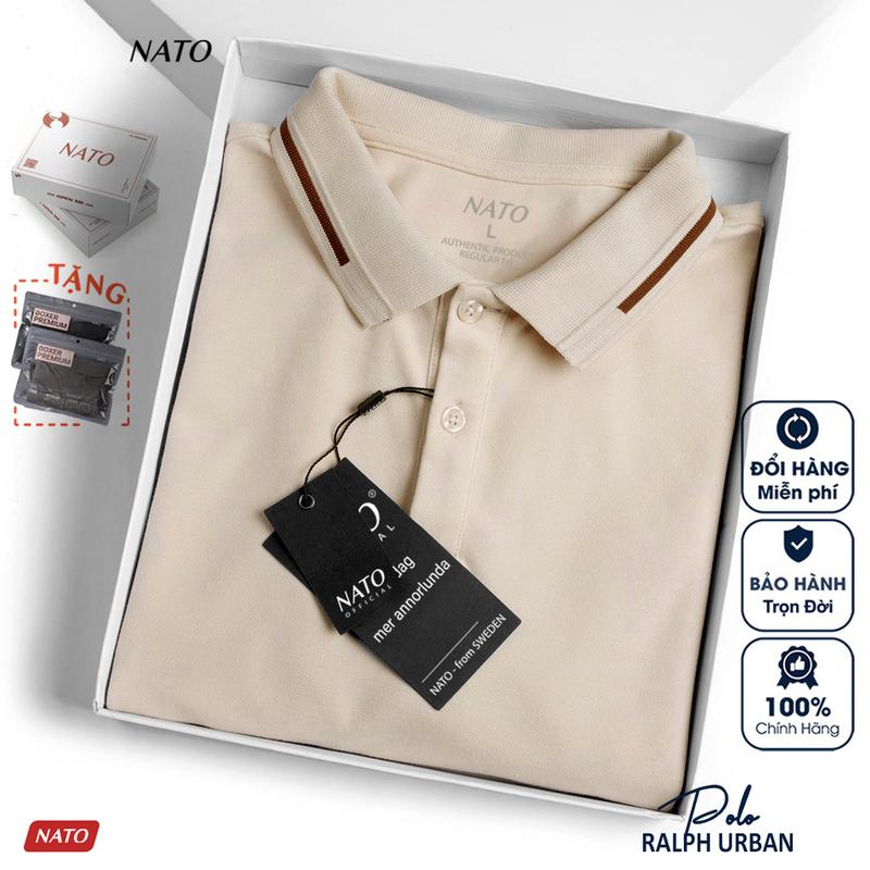 Áo Thun Polo Nam MAN Vải Cotton Cá Sấu Cao Cấp Đẹp Tay Ngắn Có Cổ Màu Trắng Đen Xanh Navy Đỏ Trơn Họa Tiết NATO Menswear Ngắn Tay Shirt Cộc Tay