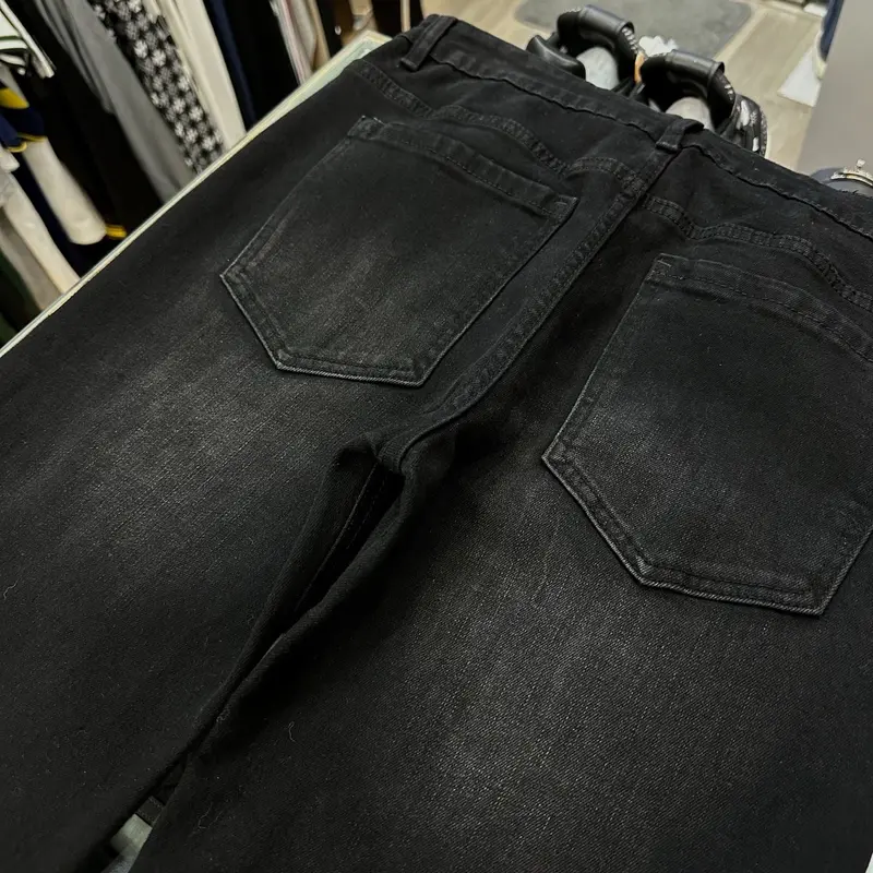 HU1920 quần suông nam đen mài siêu cấp. Free ship 3