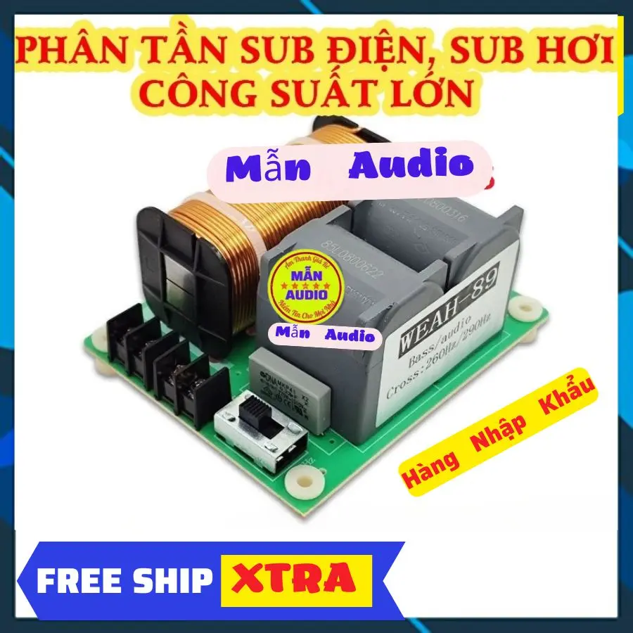 1 Mạch phân tần loa SUB công suất lớn - Phân tần loa Sub nhập khẩu - Phân tần sub hơi