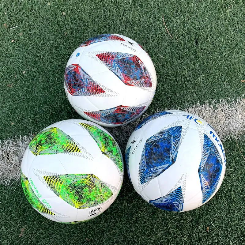 New Size 5 Soccer Ball World Cup Euro Cup Copa America Same Style PU Glue Adhesive Leather Soccer Ball Wholesale Football