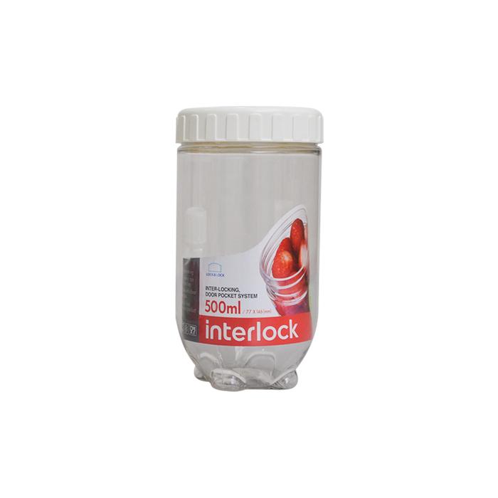 Promo Lock & Lock Interlock Round Container 500ml INL203 - putih - Kota ...