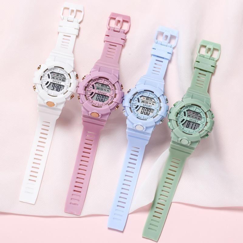 Đồng hồ unisex điện tử S003 kiểu dáng thể thao năng động TẶNG KHĂN LAU HỘP ĐỒNG HỒ PIN ĐỒNG HỒ DỰ PHÒNG SỐ LƯỢNG QUÀ TẶNG CÓ HẠN