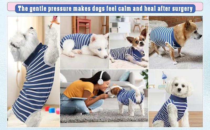Product Introduction of Bộ đồ phục hồi cho chó, Quần áo phẫu thuật vết thương bụng, Áo vest Onesies cho thú cưng chống liếm, Thích hợp cho chó sau phẫu thuật, Bộ đồ khử trùng 11