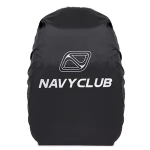 Navy Club Bag Cover Outdoor Pelinding Hujan Bahan Parasut Ukuran 20-23 Liter Untuk Pria & Wanita