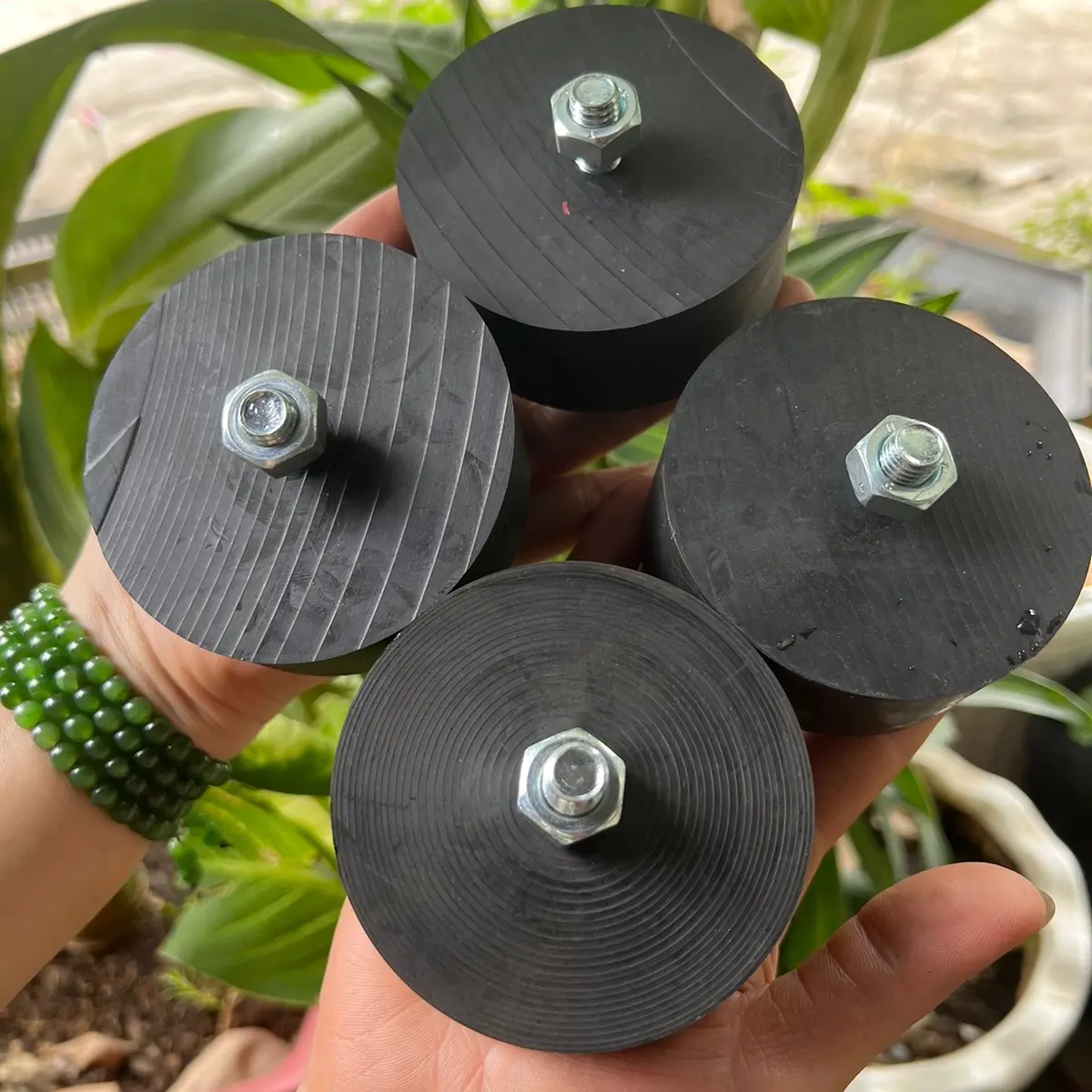 Chân máy cao su chống rung combo 4 cục
