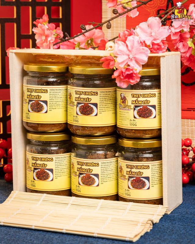 THỊT CHƯNG MẮM TÉP BA DUY ĐẶC SẢN HÀNG BÈ