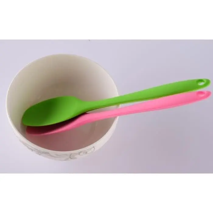 SPATULA SENDOK SPOON SUTIL SILICONE TAHAN PANAS FOOD GRADE BESAR 2