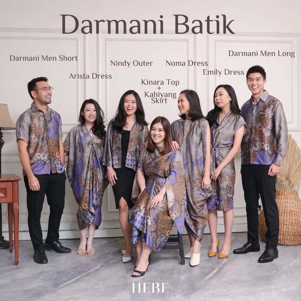 Darmani Batik Set ( Available Couple ) - Kinara Kahiyang Noma Emily Jenna