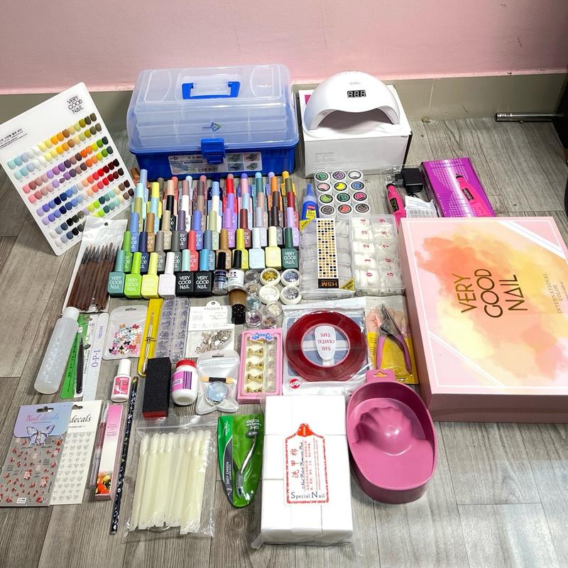 Set Combo nail đầy đủ chuyên nghiệp nữ. Bao gồm nguyên set sơn 60 màu