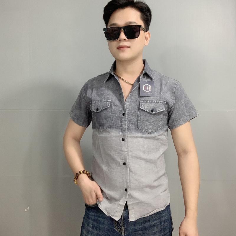 ÁO SƠMI ĐŨI GIẢ DEMIN TAY NGẮN Nam Menswear 5