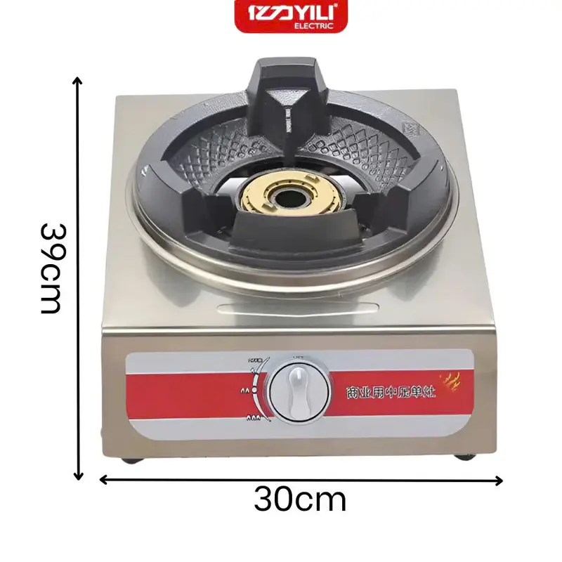 Bếp gas Công Nghiệp từ 1 họng đến 3 họng 2 chế độ (lửa nhỏ + khè lớn) 8