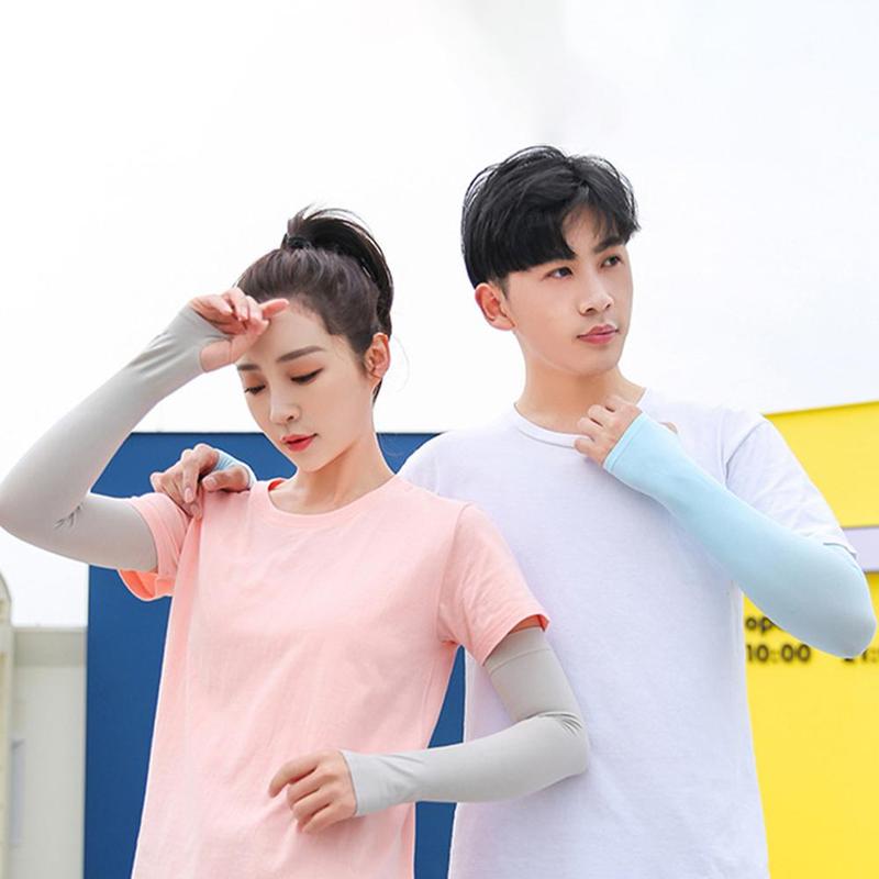 Unisex Summer Arm Sleeves Sun UV Protection Breathable Cooling Arm Covers For Outdoor Cycling Running Mountaineering Arm Protection 1