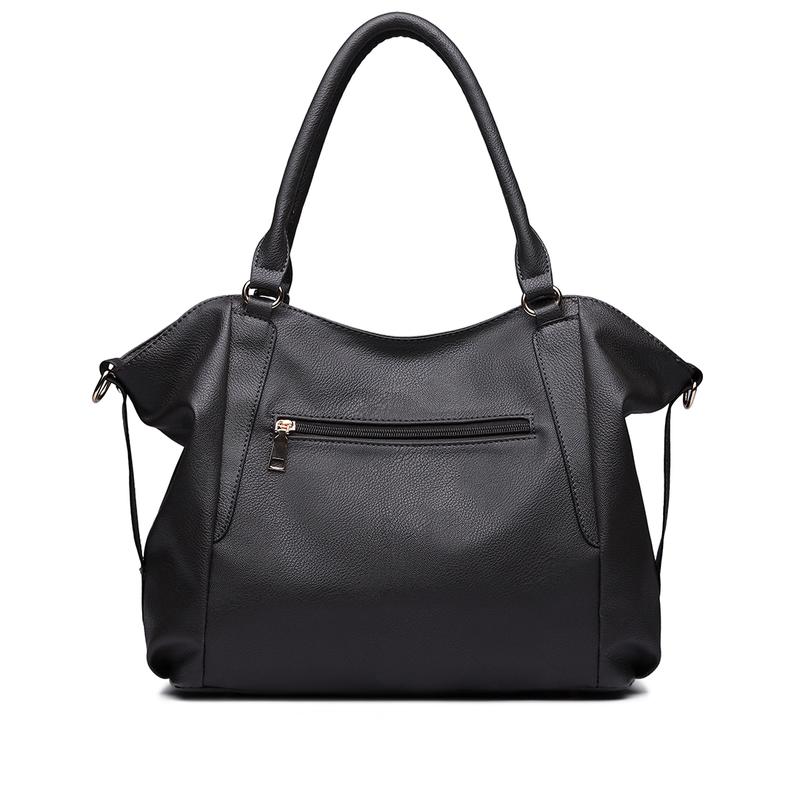MISS LULU Soft Leather Elegant Simple Shoulder Bag 1