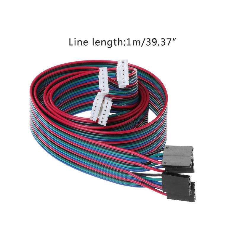 Cáp Động Cơ Stepper, 4 Cái, Dài 100Cm, Dây Thiết Bị Đầu Cuối XH2.54, Dành Cho…