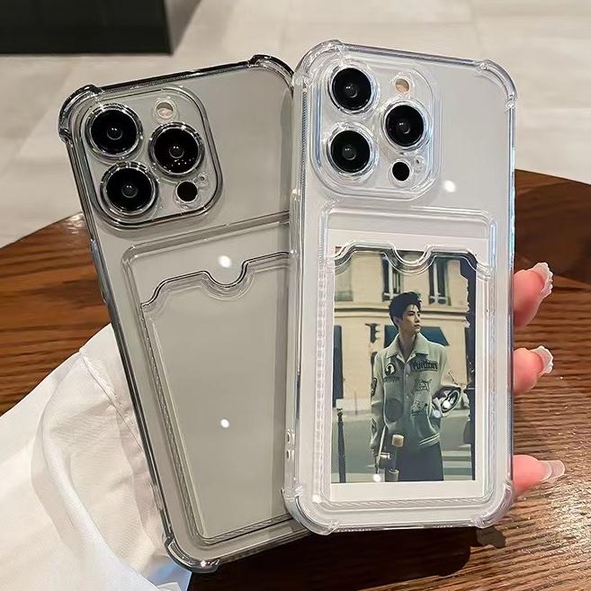 Gantungan HP case for Samsung A55 A15 A05 A54 A14 A06 A16 A05s Case Samsung S24 FE A53 A24 A13 A12 A03 A23 A34 A35 A04E A32 S21 S22 S24 S23 Ultra Casing Dompet Silikon TPU Bening 1