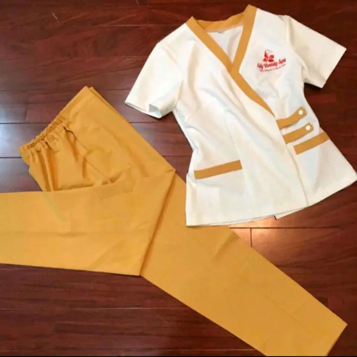 ĐỒNG PHỤC SPA. ĐỒNG PHỤC MẦM NON CHẤT COTTON LẠNH ( hằng may theo yêu cầu) 2