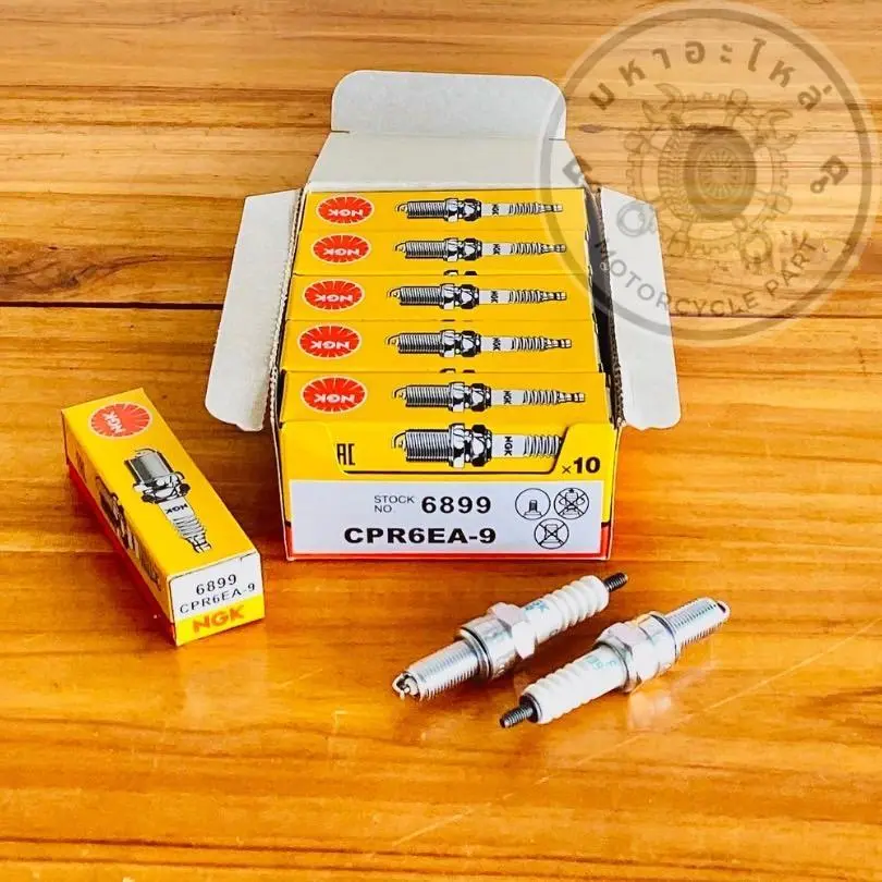 หัวเทียน CPR6EA-9 สำหรับมอเตอร์ไปกว่า 10 ชิ้น/กล่อง - Motorcycle, มอเตอร์ไซค์ รถ