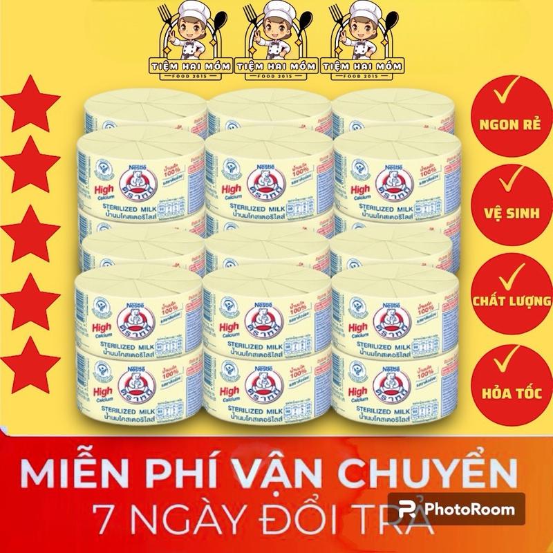 [HÀNG CHUẨN] Sữa Gấu Nestle Thái Lan [Lon 140ml DATE MỚI] Vị Thơm Béo Rất Ít Ngọt Uống Siêu Ngon