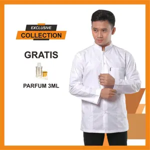 BAJU KOKO HABAIB KOKO HAIBAH LENGAN PANJANG KOKO AMMU Polos