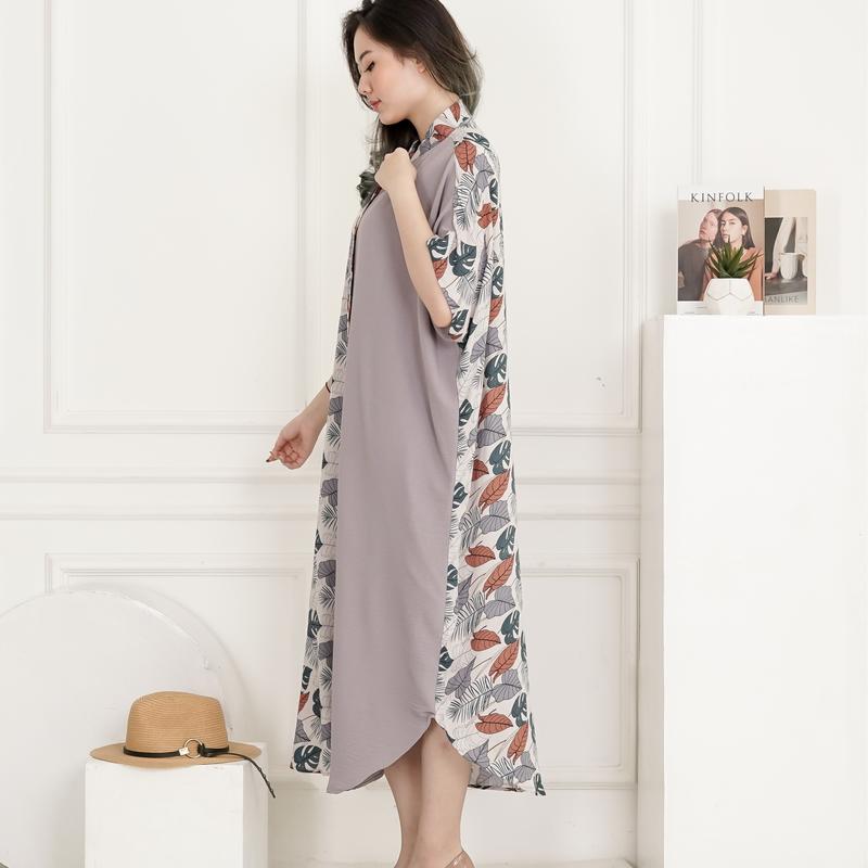 CLARA DRESS JOiNDLuks Rayon Viscose dipadu Crincle Airflow PREMIUM casual crinkle 5
