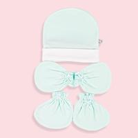 Gambar Chiyo Topi Set Polos Warna untuk Newborn Bayi - Biru, 0-3 dari Chiyo Officially Kab. Bandung 2 Tokopedia