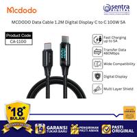 Gambar MCDODO CA-1100 100W 5A USB C Cable with Digital Display C to C for Fast Charging & Data Sync dari Sentra Digital Kota Surabaya 1 Tokopedia