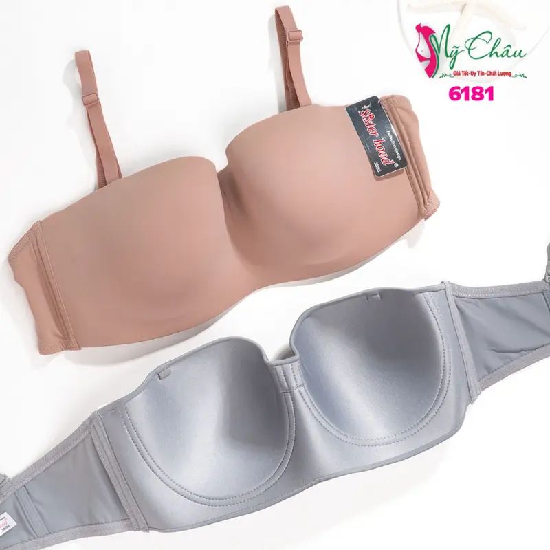 Áo ngực Bᶖgsize cúp C, quả ngang, Sisterhood 6181 chống tụt, áo lót Thái vải su bản lớn, không mút, có gọng, Mỹ Châu 5
