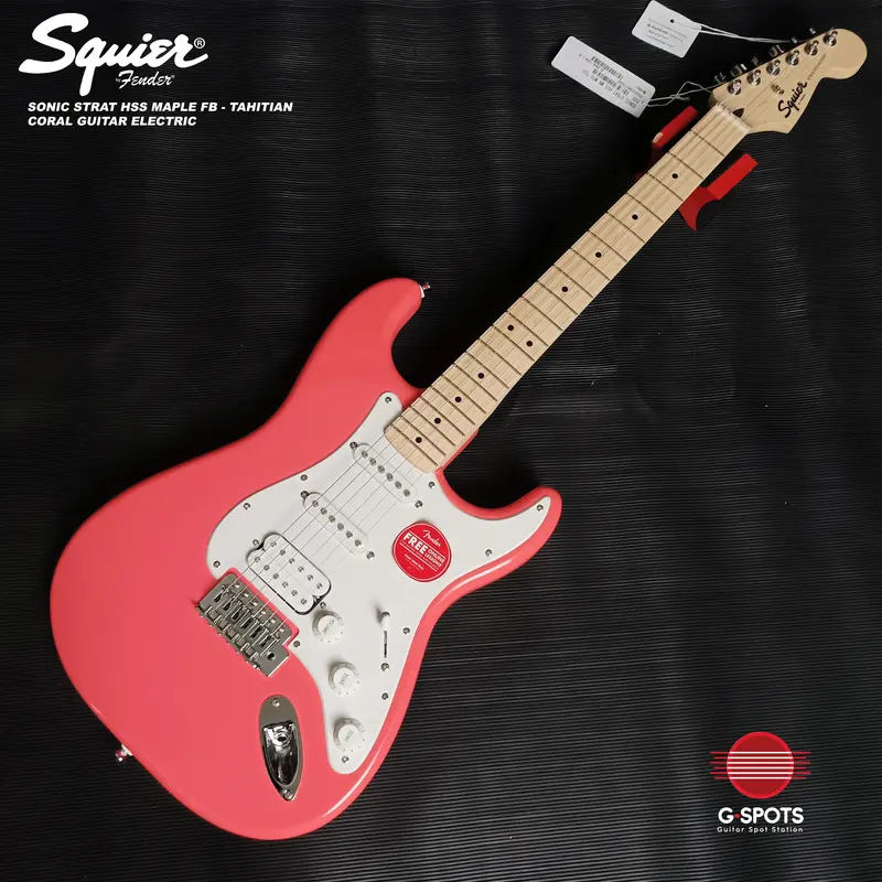 SQUIER SONIC STRATOCASTER HSS MAPLE FB GUITAR ELECTRIC - THC 1
