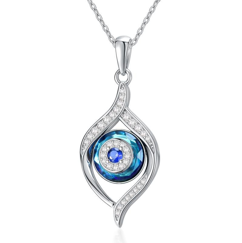 s925-sterling-silver-evil-eye-necklace-four-colors-evil-eye-pendant