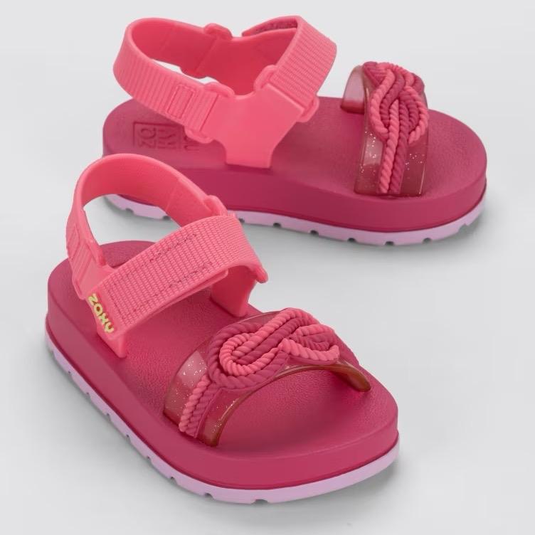  Sandal Zaxy Navy Chính hãng cho bé gái   Pink   