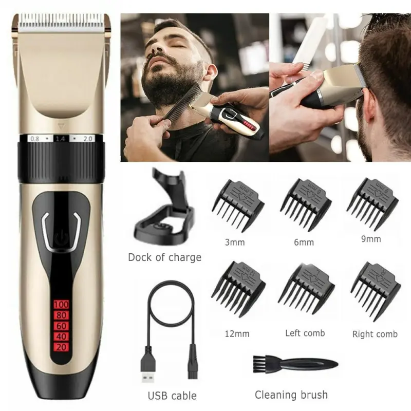 Original Rechargeable hair clippers razors men's razors hair clippers wireless trimmers Universal for the whole family Fast shipping