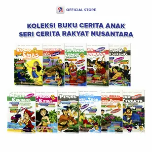 Buku Dongeng Anak Seri Nusantara : Ande Lumut / Asal Mula Danau Toba / Bawang Merah & Putih / Joko Tingkir / Keong Emas / Lutung Kasarung / Malin Kundang / Nyi Roro Kidul / Reog Ponorogo / Sangkuriang Sakti / Si Pitung / Serba Jaya - SB