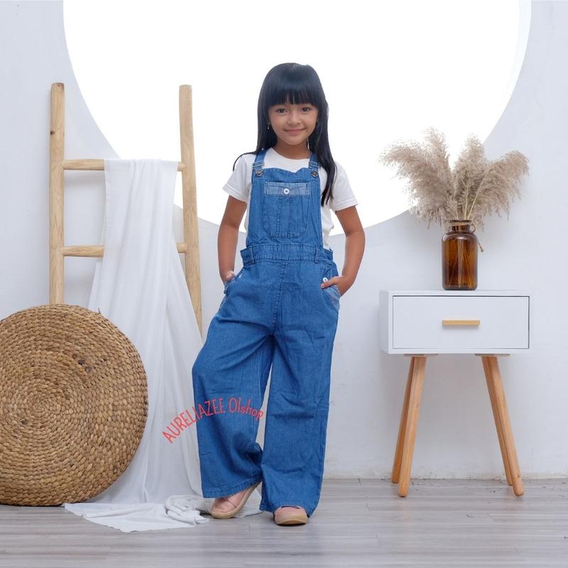 Hanila Baju Kodok Anak Kulot Jeans Umur 5-15tahun 0