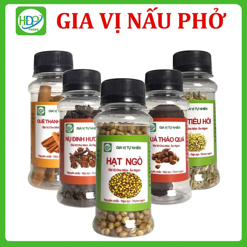 Combo gia vị vua đầu bếp HDP FOODS - Thơm ngon - Tiện lợi, Cay 4