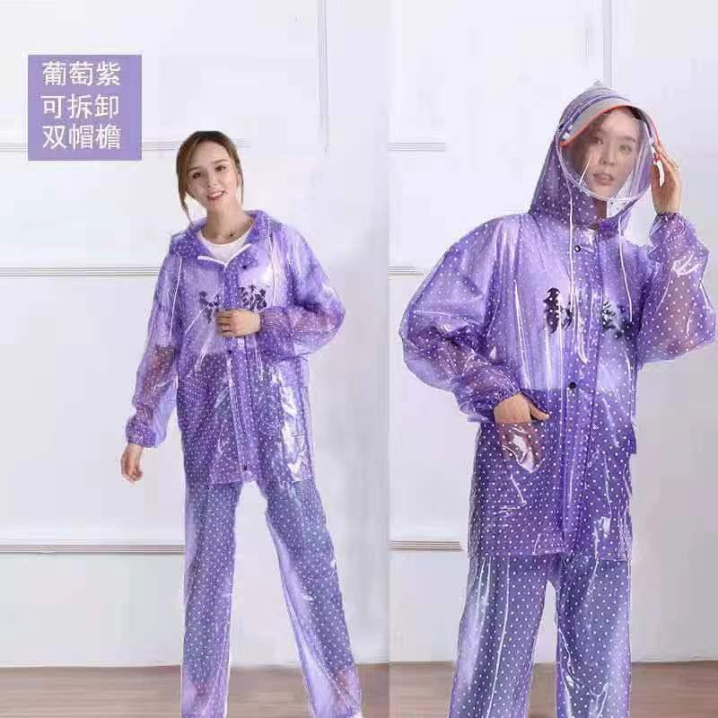 Bộ Quần Áo Mưa, Dành Cho Nam Và Nữ, Toàn Thân, Nhẹ, Không Dùng Một Lần, Thích Hợp Cho Người Lớn, Xe Điện, Áo Mưa Chống Mưa 5