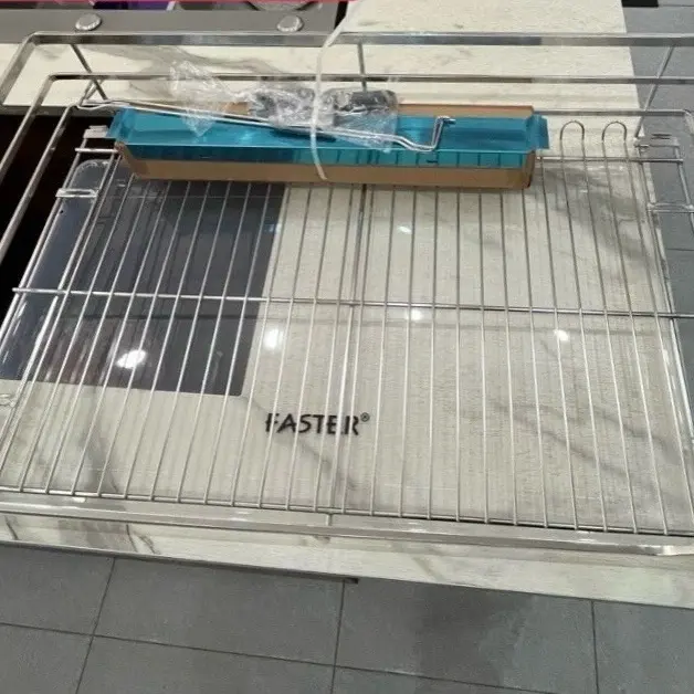 Giá xoong nồi inox 304 Faster chính hãng hộp đựng kệ đa sóng chén
