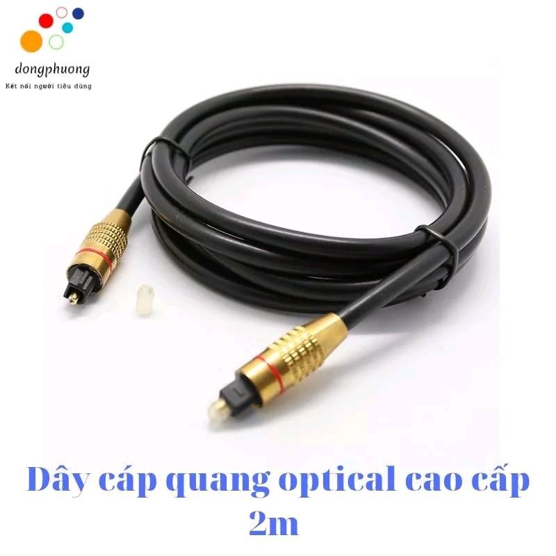 Dây cáp quang optical toslink 2 mét cao cấp truyền âm thanh chất lượng cao