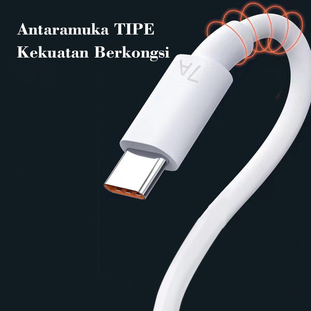 TYPE C 7A 100W Kabel Pengisian Cepat USB Data Litive Type C 25CM/ 1M / 1.5M / 2M Untuk Oppo Untuk Vivo Untuk Samsung Untuk Realme Untuk Redmi