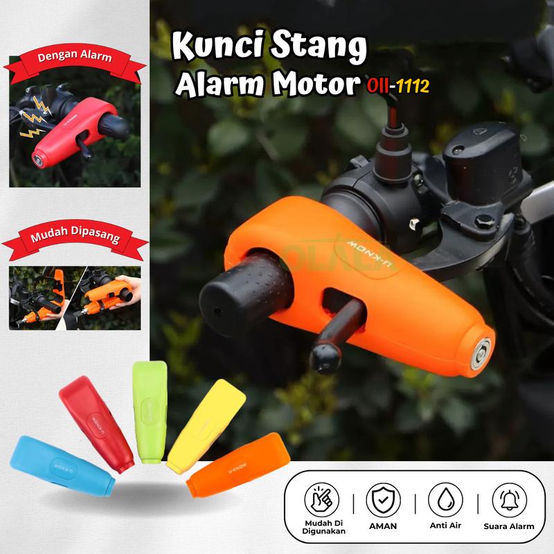 [COD]  VARIANT ALARM KUNCI PENGAMAN STANG MOTOR ANTI MALING CURANMOR OLL-LOCK1112 / OLL-LOCK1110 / OLL-LOCK1111 Motorcycle 1