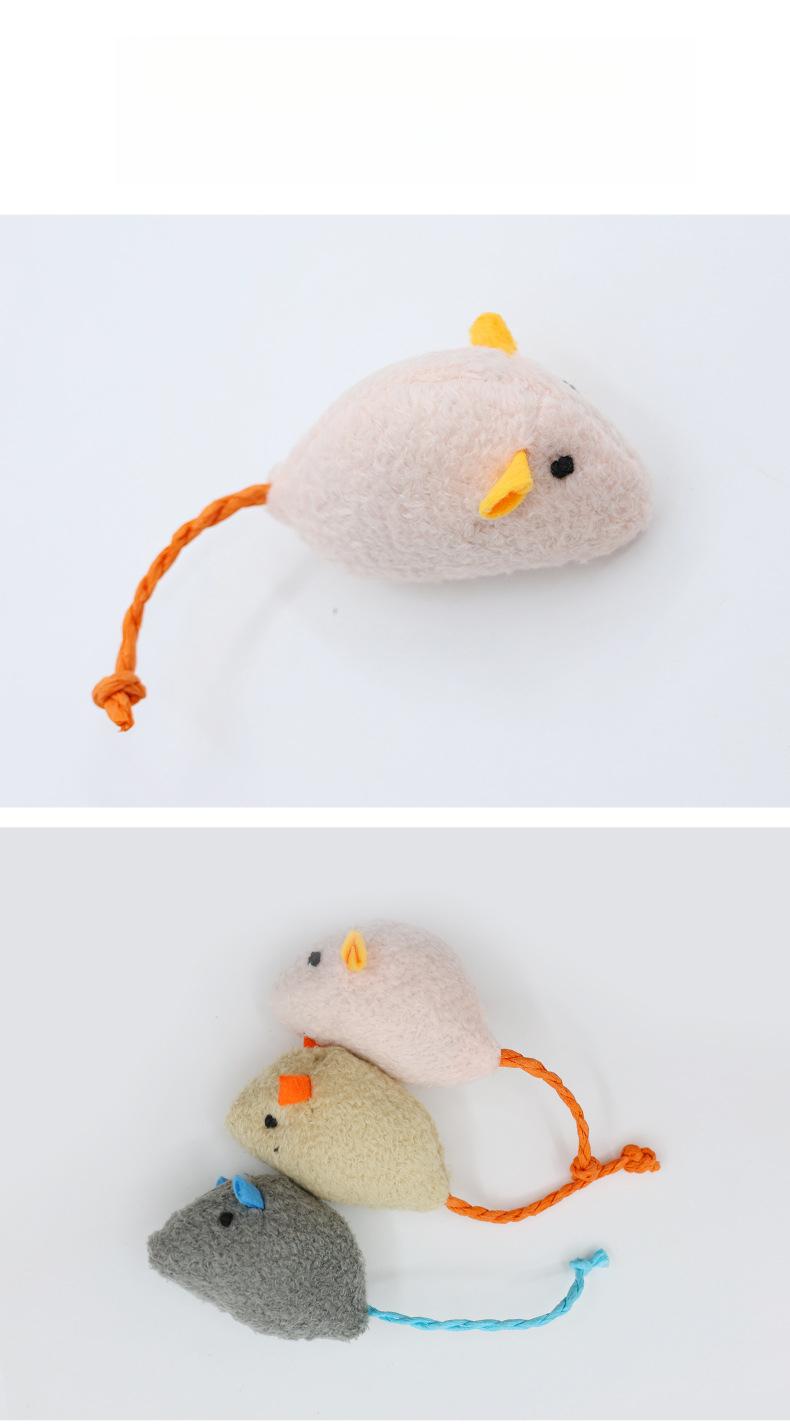 Product Introduction of 1X New Mint Toy Cat Toy Plush Herbal Mouse Cute Scratch-Resistant Interactive Pet Supplies 20