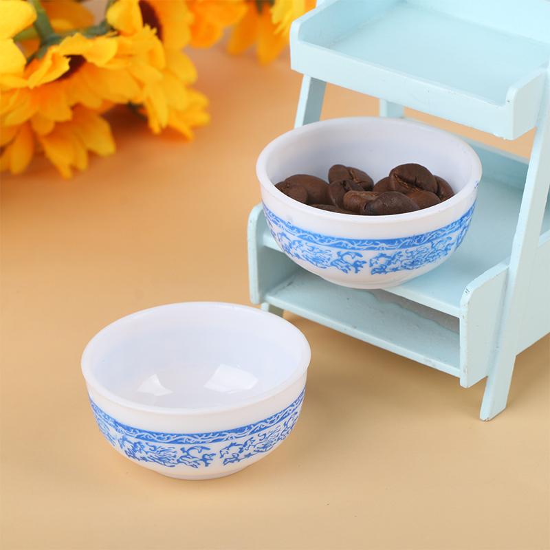 Product Introduction of 2Pcs/Set 1:6 Dollhouse Miniature Retro Bowl Blue and White Bowl Tableware Kitchen Model Decor Toy Doll House Accessories 21