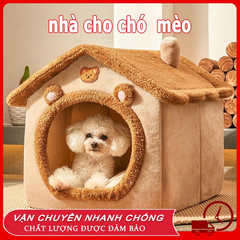 Nhà Cho Chó Nhà Cho Mèo Giường cho mèo Ổ Đệm Cho Mèo Giường Mèo Êm Ái Có Vành Tai Kèm Cục Bông Tròn Đồ Chơi Dành Cho Thú Cưng Ổ Đẻ Cho Mèo Chó
