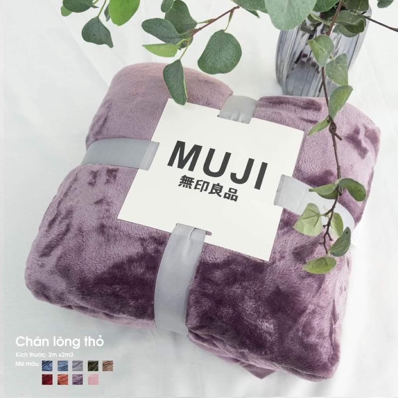  Chăn lông tuyết Muji mềm mịn hàng nhập khẩu chuẩn loại 1 