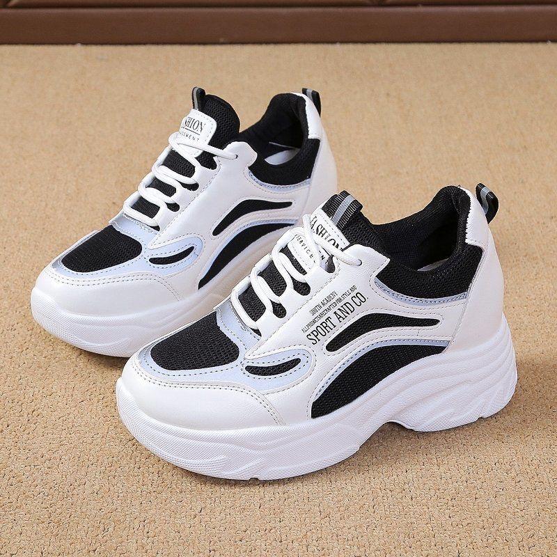 Hello Puffy GIẦY THỂ THAO FASHION HAI MÀU ĐEN TRẮNG 1