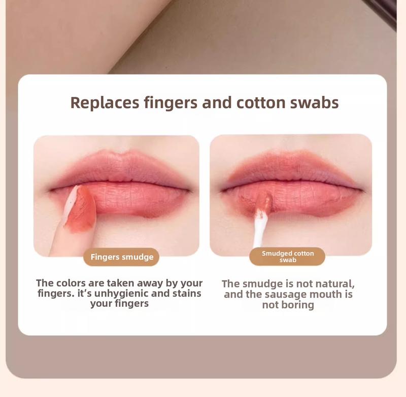 Product Introduction of Cọ Môi, Cọ Che Khuyết Điểm Nhòe Môi Cô Gái, Cọ Trang Điểm, Cầm Tay Cho Người Mới Bắt Đầu, Thích Hợp Cho Son Môi, Dụng Cụ Làm Đẹp cọ  tán  môi 9