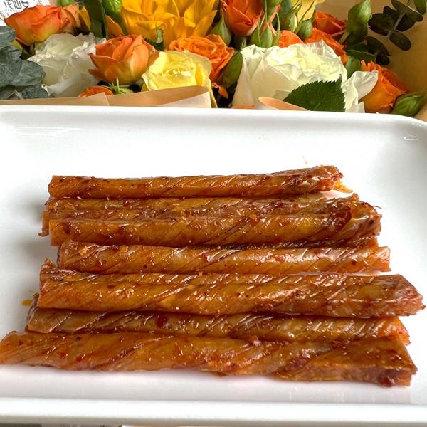 Product Introduction of Seitan Spicy Bars Soy-Meat Dried Bean Curd Nostalgic Snacks Spicy Snacks 1