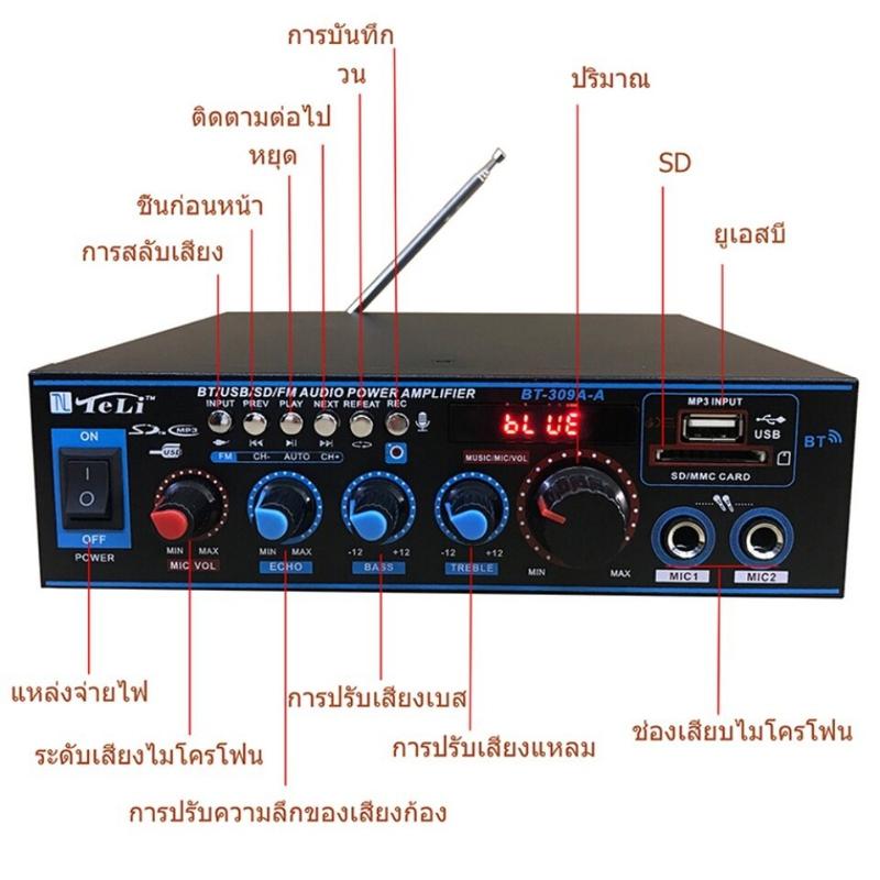 Product Introduction of 800W เครื่องขยายเสียง สเตอริโอ HIFI มินิแอมป์ 2CH จอ LCD ไร้สายบลูทูธ วิทยุ FM แอมป์จิ๋วบลูทูธ【สินค้าจากไทย】 แรงและเหมาะสำหรับงานเสียงคุณภาพสูง บลูทูธไร้สาย เชื่อมต่อง่าย จอแสดงผล LCD ใช้งานง่ายและแสดงสถานะการทำงานชัดเจน มินิแอมป์ ขนาดกะทัดรัด พกพาสะดวก 26